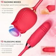 thumbnail image 5 of Rose Toy for Women - 2 in 1 Flower Ball with 10 Gears USB Rechargeable Valentine's Day Gift, 5 of 11