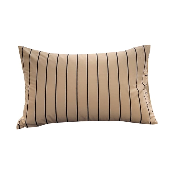 Funda De Almohada De Algodón Protector de almohada de algodón beige, cierre de sobre de satén, suave y silencioso, eficaz resistencia a las motas, se mantiene en su lugar, pieza única beige Rkxzt
