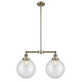 thumbnail image 1 of Innovations 209ABG20210 Two Light Chandelier Franklin Restoration Brass, 1 of 1