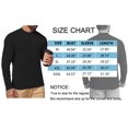 thumbnail image 6 of GENTS BLISS Long Sleeve Mens Shirts Casual Pullover Shirts for Men Lightweight Invisible Stripes Men Tshirts, 6 of 8