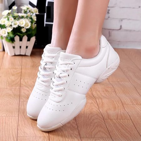 

Women s Competitive Aerobics Shoes Dance Shoes Jump Shoes Casual Shoes White