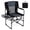 Black & Gray, variant on Costway Folding Camping Chair with Side Table & Cup Holder, Carrying Bag for Picnic, Beach Black