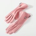 thumbnail image 1 of Guantes cálidos de invierno para mujer, para ciclismo al aire libre, deportes, equitación, pantalla táctil gruesa, guantes cálidos de invierno, 1 of 1