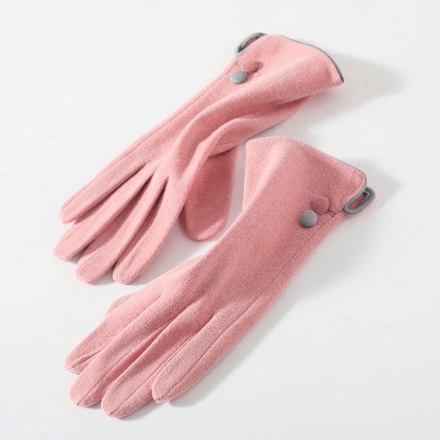 Guantes cálidos de invierno para mujer, para ciclismo al aire libre, deportes, equitación, pantalla táctil gruesa, guantes cálidos de invierno