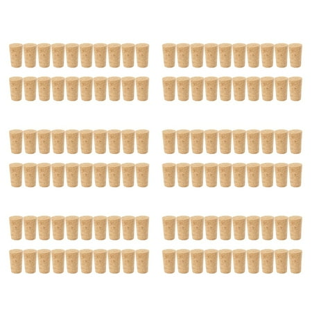 

120Pcs/Lot Wood Corks Wine Stopper Wood Stopper Cone Type Wine Corks Plug Sealing Cap Beer Corks