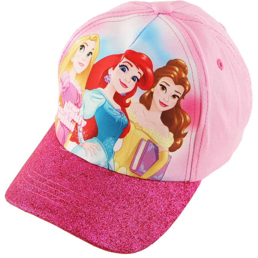 TODDLER GIRL/'S LANDSCAPE ADJUSTABLE PINK BASEBALL HAT CAP DISNEY PRINCESS
