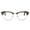 Brown Tortoise, variant on 2SeeLife Premium Half Rim Reading Glasses Women & Men - Fits all Face Shapes, Metal & Sturdy Readers, Spring Hinges, Black, +1.25
