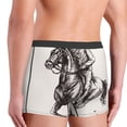 thumbnail image 5 of Daiia Cowboy Ride A Horse Men's Underwear Boxer Briefs, Cotton Stretch Moisture-Wicking Underwear-X-Large, 5 of 9