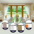 thumbnail image 6 of Curtain Rods For Windows, Modern Decorative Brass Drapery Rods, Heavy Duty Curtain Rods, Black Curtain Rods For Bedroom, Living Room, Patio, Kitchen, Farmhouse, Adjustable Easy Install Curtain Rods, 6 of 6