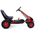 thumbnail image 5 of Amijoy 4 Wheel Pedal Powered Kart For Children To Ride On Toys With Adjustable Seat Red, 5 of 7