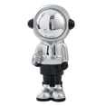thumbnail image 2 of Estatua de astronauti moderna, de resina de astronauti coleccionables para dormitorio, estantería de escritorio, decoración de Hotel Monopatín Plata BLESIY Estatua de astronauta, 2 of 8