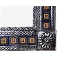 thumbnail image 2 of Small Silver Orizaba Tile Talavera Tin Mirror, 2 of 2