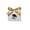Gold, variant on Graduation Gift Bag with Black Foil & Black Ribbon, Paper Party Favor Bag for Graduation Celebrations(White)