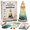 #Classic Sea Glass, variant on Beginner-Friendly DIY Lighted Sea Glass-Style Lighthouse Kit Collection, Coastal Mosaic Craft with Decorative Accessories and LED Glow, 10 Themes for Tabletop Home Decor