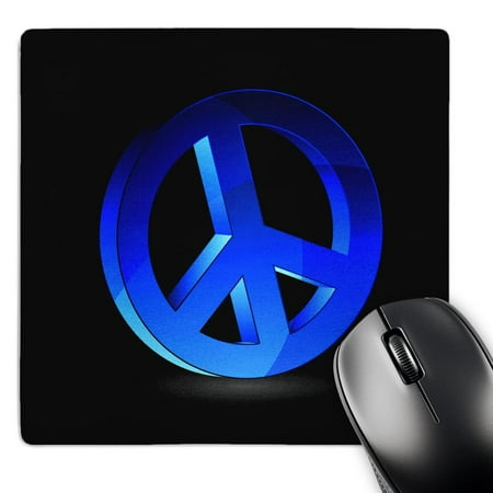 3dRose  Blue Peace Sign Against a Black Background  MousePad price history on PriceWatchPro