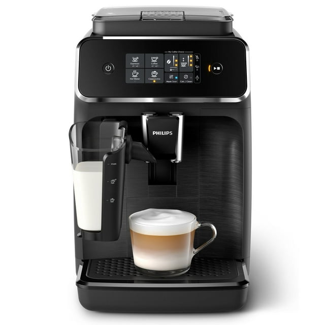 Philips 2200 Automatic Espresso and Cappuccino Machine with with LatteGo Milk Frother