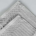 thumbnail image 6 of BNM Ribbed Heavyweight Cotton Bath Sheet/ Towel Set, Silver, 6 of 9