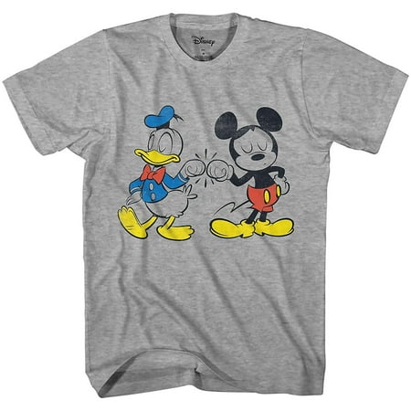 Disney Mickey Mouse Donald Duck Cool Disneyland World Tee Funny Humor Adult Mens Graphic T-Shirt (Best Beaches Near Disney World)