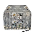 thumbnail image 2 of TSOVTHRID Daisy Butterfly Wood Print Toaster Cover for 2 Slice Dust-proof Bread Oven Protector Waterproof Kitchen Small Appliance Cover Home Kitchen Accessories Decor, 2 of 8
