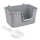 thumbnail image 5 of Lavabo para arena de gatos con pala, bandeja de arena para mascotas con parte abierta, inodoro para orinal para gatitos, bandeja de arena , gris XL, 5 of 8