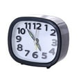 thumbnail image 2 of AURIGATE Analog Alarm Clock, Silent Non Ticking Small Clock, Travel Alarm Clock with Snooze & Light, Ascending Beep Sounds, Battery Operated Loud Alarm Clock for Bedroon, Bedside, Desk, 2 of 2
