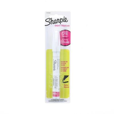 - Sharpie Oil-Based Paint Marker, Medium, White