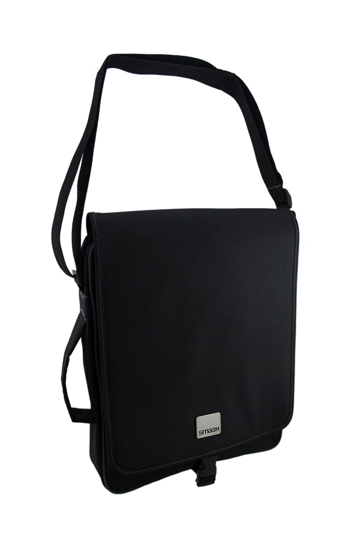 vertical laptop shoulder bag