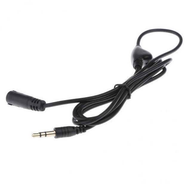 Cable de Extensión de Audio Strade Fareast Limited 5x3,5 Mm 1M Con Control de Volumen Paquete de 6