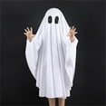 thumbnail image 5 of Ruyang Kids Ghost Cape Mantle Boys Girls Halloween Clothes Cute Party Dress Up Outfits White Cloak Age 1 to 9 Years, 5 of 9