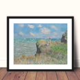 thumbnail image 4 of Cliff Walk at Pourville by Claude Monet Classical Framed Wall Art, 4 of 6