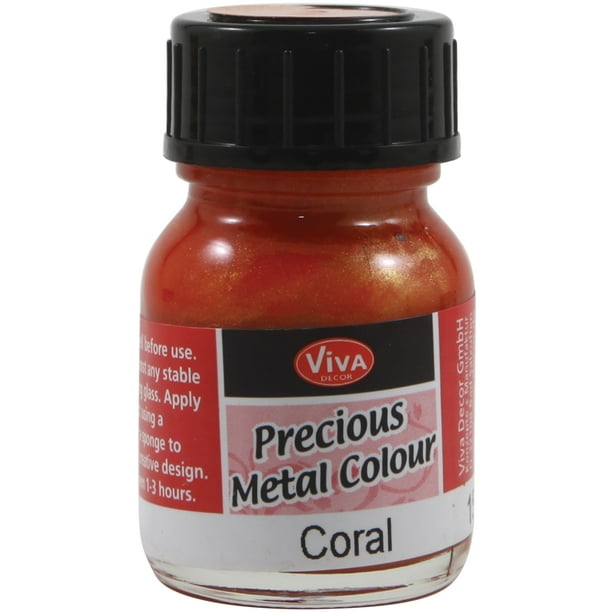 Viva Decor Couleur Métal Précieux 25ml-Coral