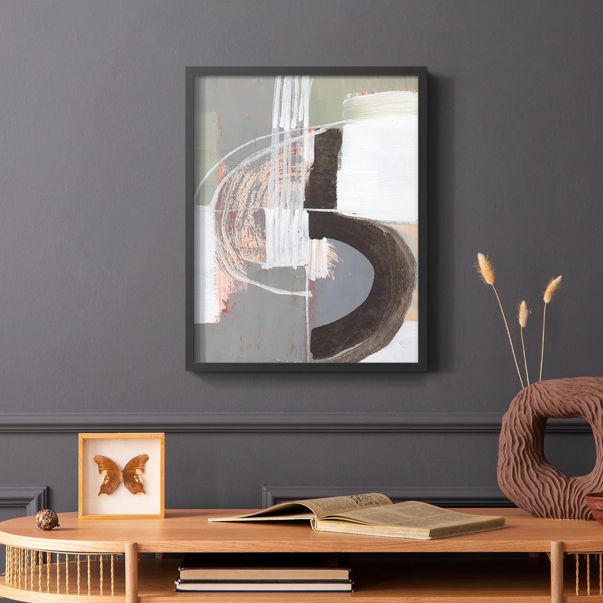 Arching Neutrals III in Paper Solid Wood 8 x 10 Framed Print