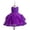 Purple, variant on LYMAYTER Flower Girl Length Flower Dress Formal Ball Gown for 2-10Y Girl Wedding Pageant Party Celebrations