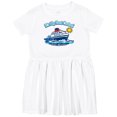thumbnail image 3 of Inktastic It's My First Cruise Girls Toddler Dress, 3 of 5