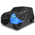 thumbnail image 1 of SUV Coche Cubierta Exterior Impermeable Todo Clima Protección Negro Azul, 1 of 1
