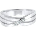 thumbnail image 2 of Women's Engagement Ring with Diamond (0.015 ct.) in 925 Sterling Silver, 2 of 4