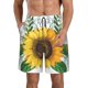 thumbnail image 1 of Fotbe Sunflowers (2) Trajes de Baño Estampados para Hombre, Shorts de Verano de Secado Rápido, Ropa de Playa, Bañadores-Small, 1 of 6