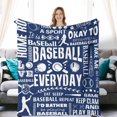 thumbnail image 1 of LHSHID Basketball Baseball Blanket Flannel Soft and Comfortable Anti static Bed Sofa Blanket 40x50in, 1 of 6