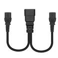 thumbnail image 4 of Cable divisor en Y IEC320 C20 macho a 2 x C13 hembra de 32 cm, resistente, para minería, PDU y UPS, 0,32 m, 4 of 5