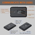 thumbnail image 4 of Tooth 5.0 Transmitter Receiver With Oled Screen, 2-in-1 Wireless 3.5mm Tooth Adapter, Low, 4 of 5
