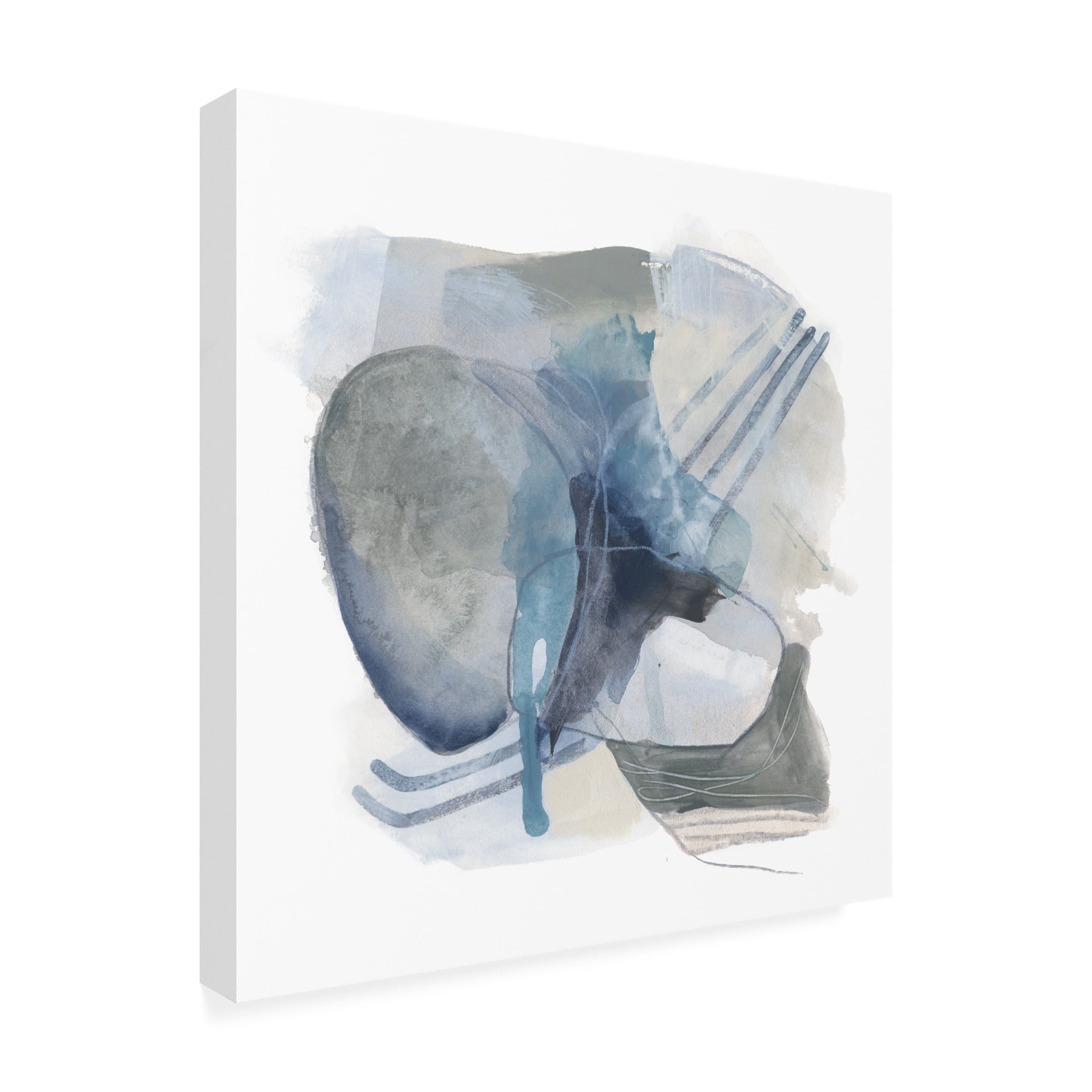 June Erica Vess 'Stone Elilpses II' Canvas Art