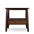 thumbnail image 5 of Leick Table d'Appoint Carrée en Bois Massif Delton Brun Sienne, 5 of 5