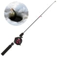 thumbnail image 4 of Lightweight Retractable Short Winter Ice Fishing Rod Fishing Reel Combination, 4 of 4