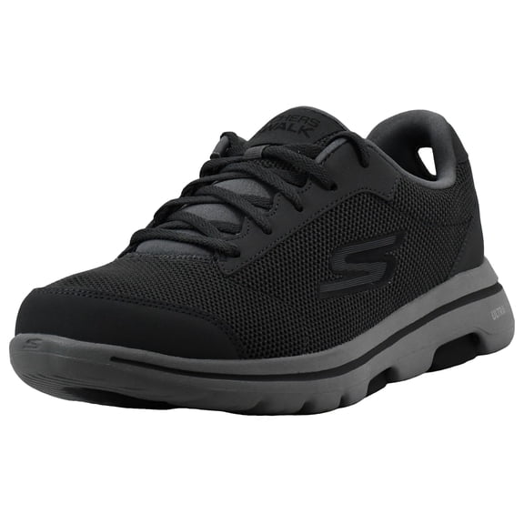 Skechers Go Walk 5 Sneakers for Men Walking Shoes Breathable Mesh Upper Cushioned Insole Lightweight Flexible Outsole Athletic Casual Use