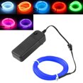 thumbnail image 2 of Naiovety Cuerda luminosa flexible resistente al agua con controlador USB Tubo de LED intermitente constante/rápido de 9 pies Iluminación y accesorios azul 9ft, 2 of 6