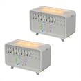 thumbnail image 1 of Humidificador Difusor de Aroma con Altavoz Bluetooth de Ruido con 8 Efectos y Simulación de Llama y Luz., 1 of 5