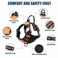 thumbnail image 4 of Nallwabiu No Pull Dog Harness Adjustable Vest with a Training Handle, Pocket, Easy to Put on & Take Off, With dog leash, 4 of 7