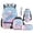 Cute Axolotl Whale, variant on Uorisanigo 5 PCS Kids' Backpacks Set Travel School Backpack Set Cute Axolotl Whale Bookbag Student Book Bag with Lunch Box Pencil Bag Water Bottle Sleeve Keychain for Primary Middle School Girls