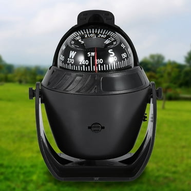 Car Compass, Compass Navigation Boat LED Light for