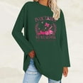 thumbnail image 2 of Pisexur Hauts à Ruban pour Femmes Mode Manches Longues Col Rond Chandails en Molleton Décontractés Sensibilisation au Cancer du Sein Pull Tops Chandails en Molleton Graphiques Inspirants T-Shirts Tops d'Automne pour Femmes, 2 of 5